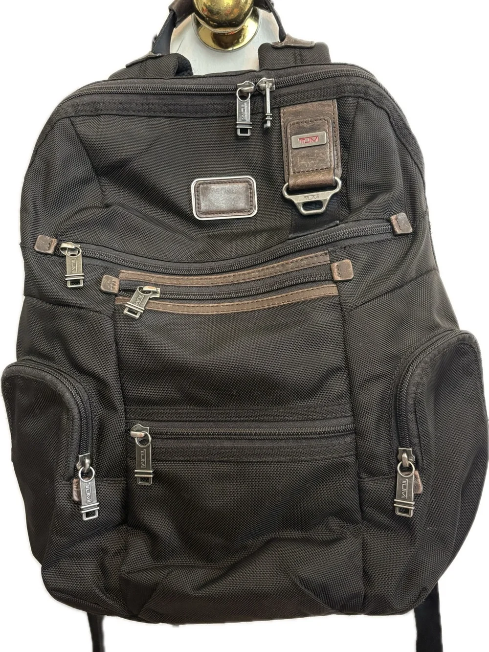 TUMI Alpha Bravo Knox Backpack 22681HKH Black Like New